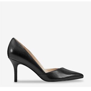 New Marc Fisher Tuscany Leather Black Pump 7.5